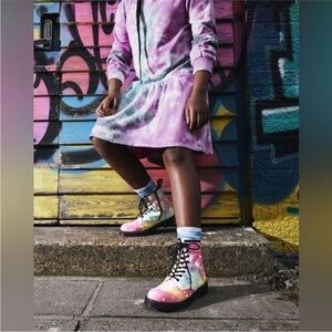 Dr. Martens Tie Dye Boots Multicolor Kids